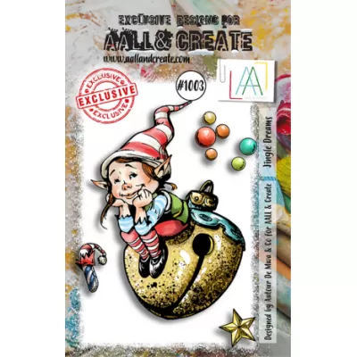 Aall and Create Stamp Set A7 Jingle Dreams (AALL-TP-1003)