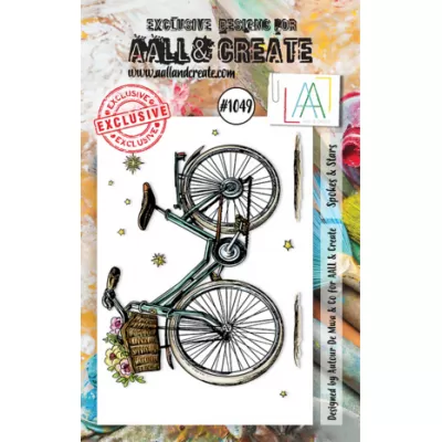 Aall and Create Stamp Set A7 Spokes & Stars (AALL-TP-1049)