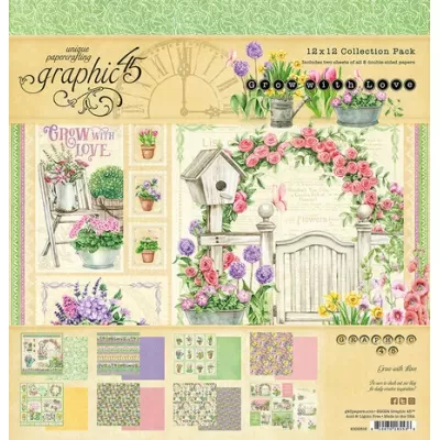Graphic 45 Grow with Love 12x12 Inch Collection Pack (4502816)