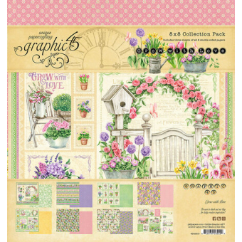 Graphic 45 Grow with Love 8x8 Inch Collection Pack (4502815)