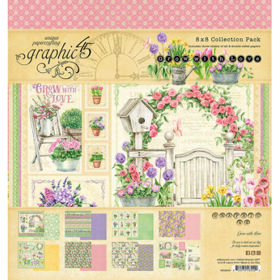 Graphic 45 Grow with Love 8x8 Inch Collection Pack (4502815)