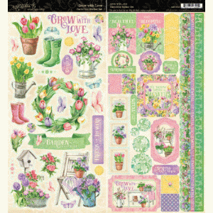 Graphic 45 Grow with Love Sticker Set (4502818)