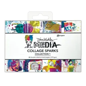 Ranger Dina Wakley MEdia Collage Sparks Collection 1 (MDA82224)