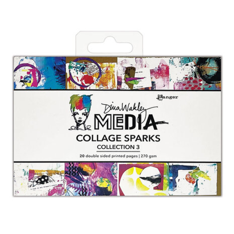 Ranger Dina Wakley MEdia Collage Sparks Collection 3 (MDA82248)