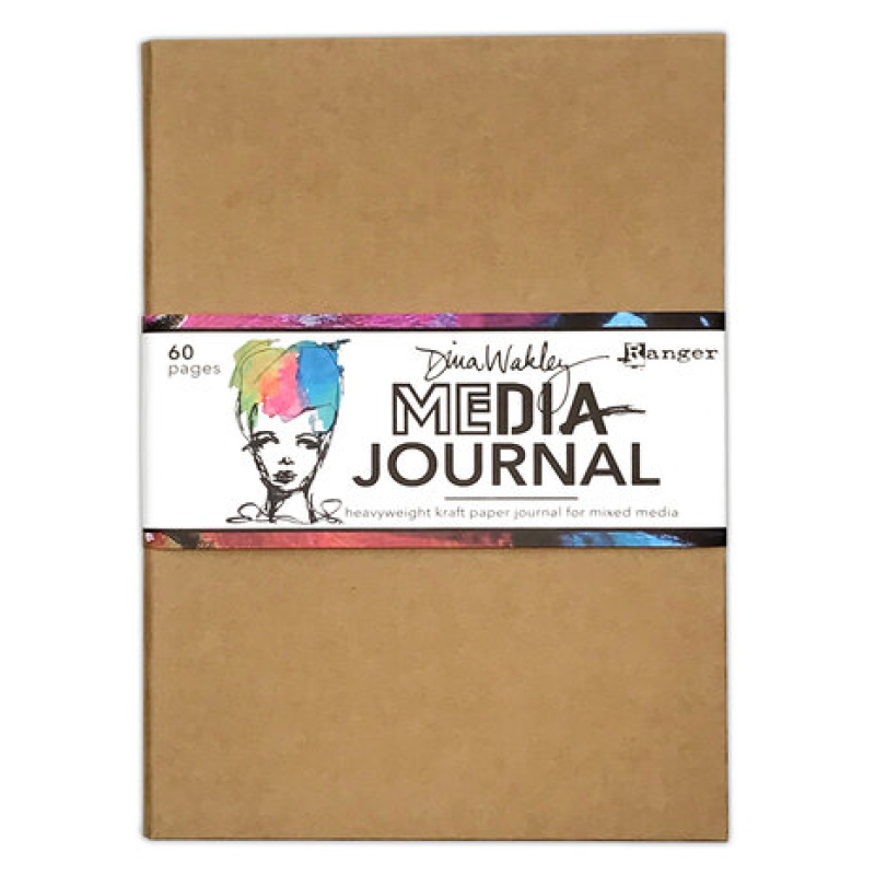 Ranger Dina Wakley MEdia Journal Large Kraft (MDJ80374)