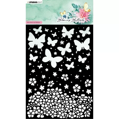 Studio Light • Blooming Butterfly Mask Stencil Blooming Butterflies (SL-BB-MASK169)