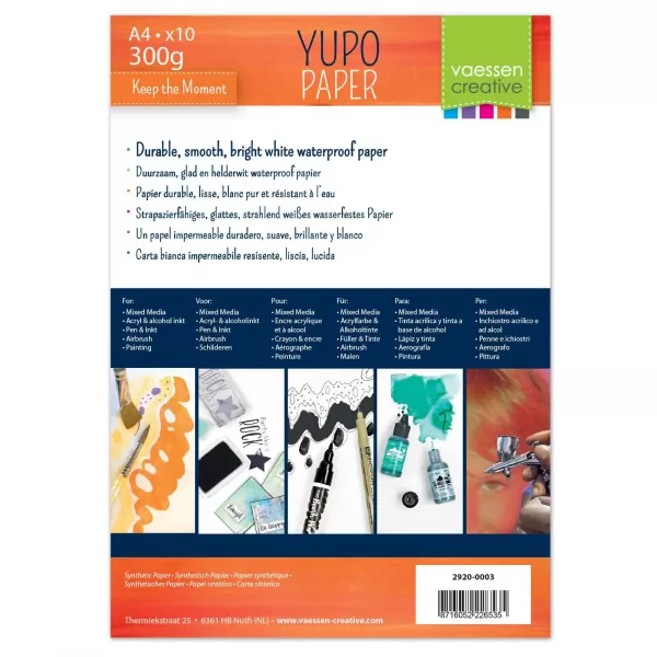 Florence • Yupo papier Wit A4 10pcs (2920-0003) Florence • Yupo papier Wit A4 10pcs (2920-0003)