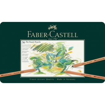 Faber-Castell pastelpotlood Faber-Castell Pitt metalen etui a 36 stuks (FC-112136)
