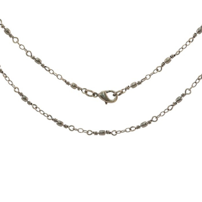 Advantus • Assemblage chain 18" Gunmetal wired beads THA20084