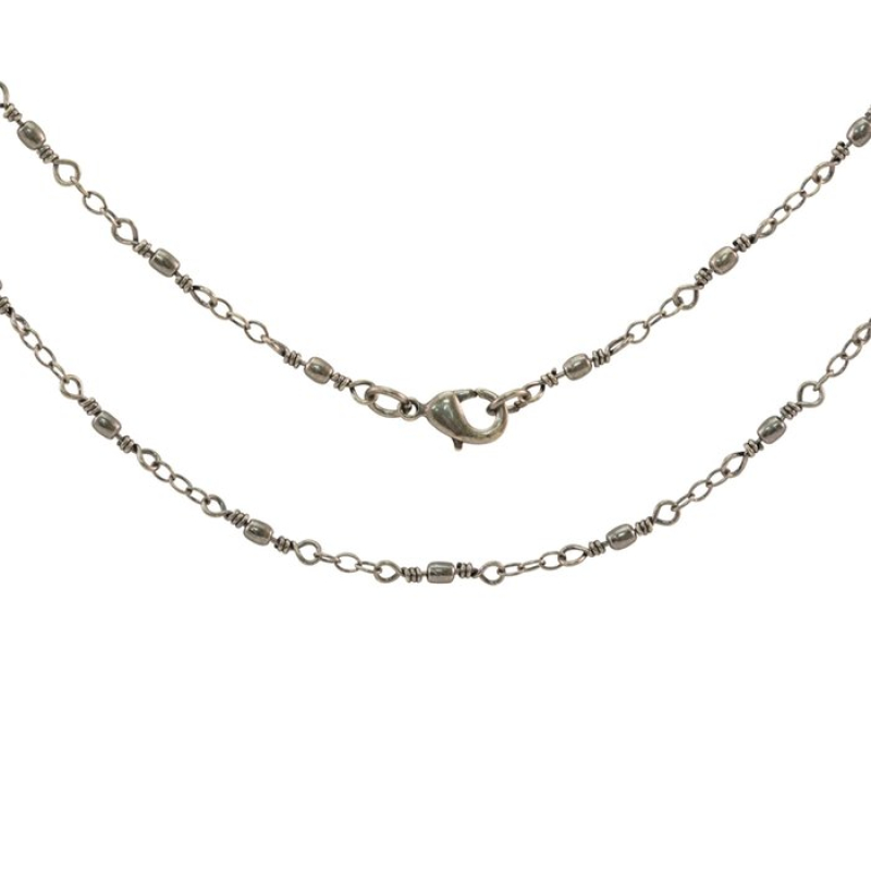 Tim Holtz  Idea-ology Assemblage chain 18" Gunmetal wired beads (THA20084)