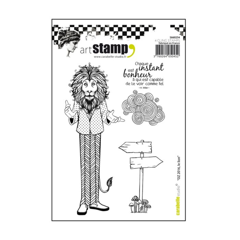 Carabelle stamp A6 OZ 2016, le lion (SA60254)