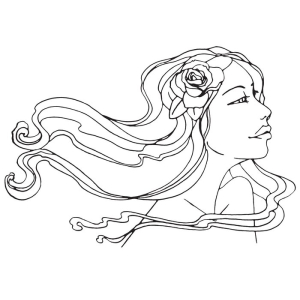 Prima Marketing Cling stamp gardenia (980207)