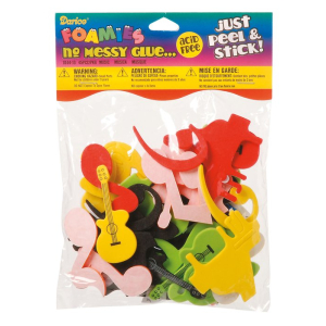 Darice • Foam stickers muziek 45pcs (1044-13)