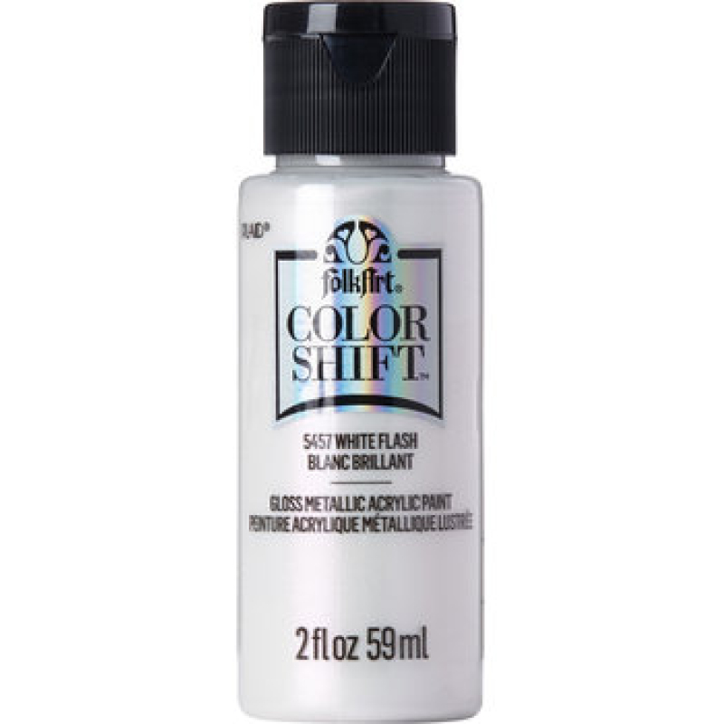 Folkart Color Shift White Flash 2 fl oz (5457) (28995054570)