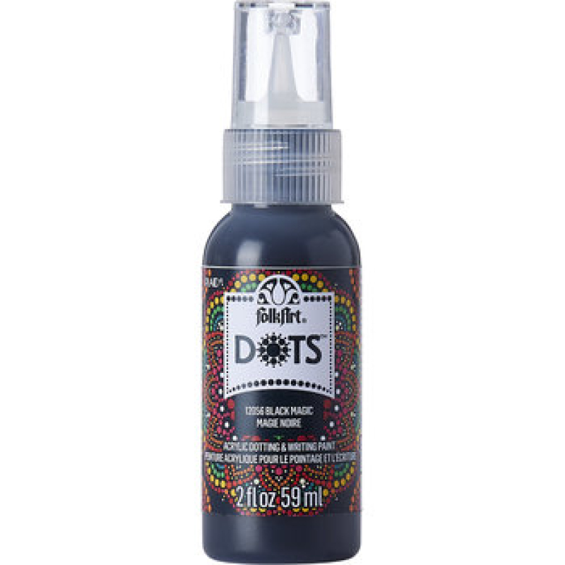 Folkart Dots Black Magic 2 fl oz (12056) (28995120565)