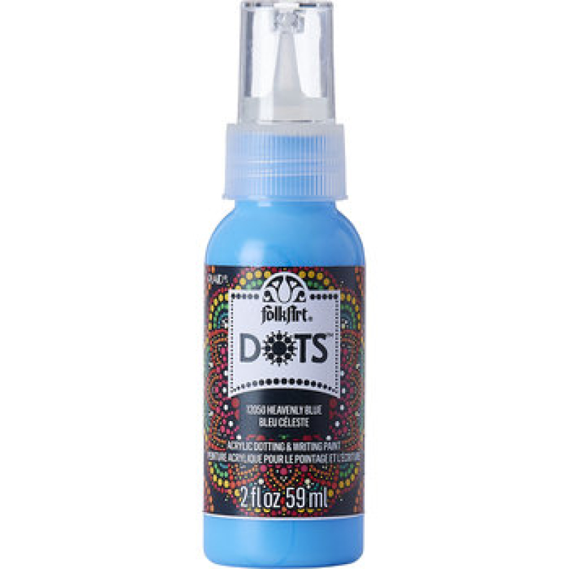 Folkart Dots Heavenly Blue 2 fl oz (12050) (28995120503)