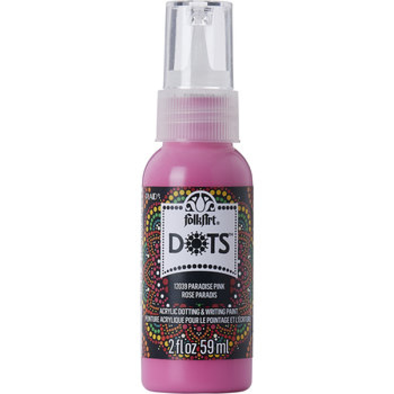Folkart Dots Paradise Pink 2 fl oz (12039) (28995120398)