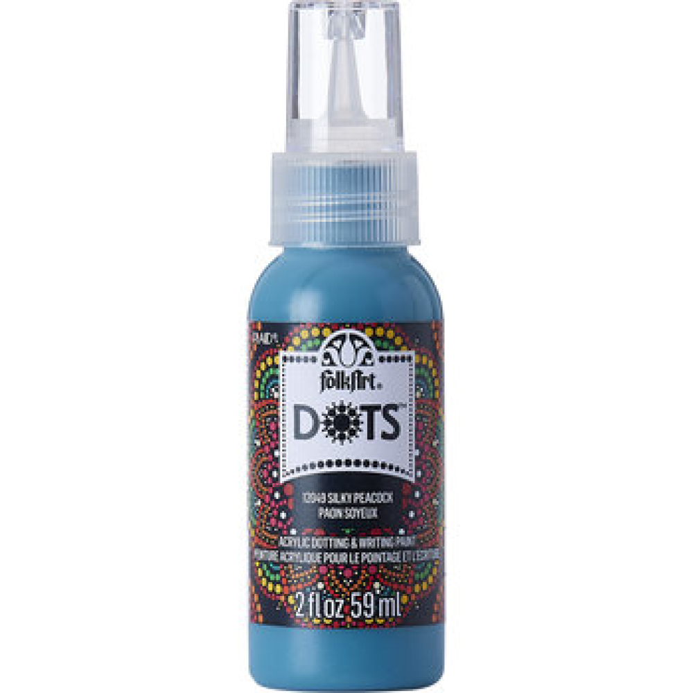 Folkart Dots Silky Peacock 2 fl oz (12049) (28995120497)