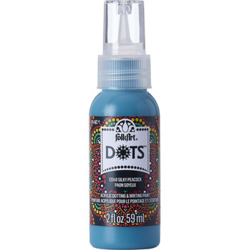Folkart Dots Silky Peacock 2 fl oz (12049) (28995120497)