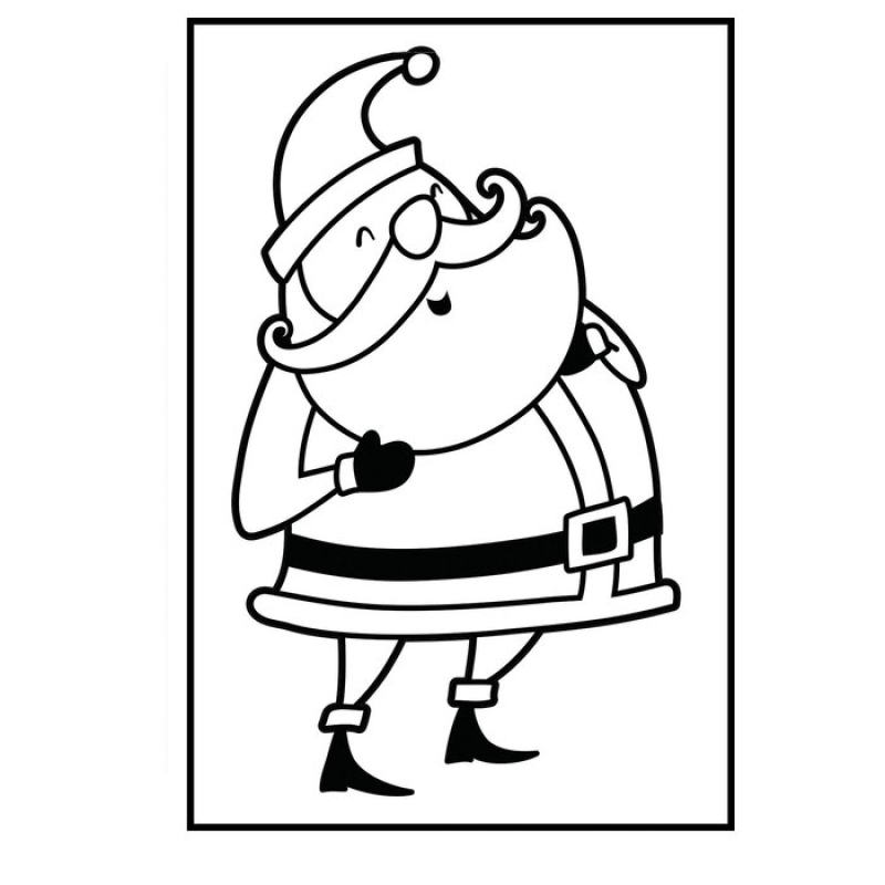 Darice • Embossing sjabloon kerstman (1219-422)