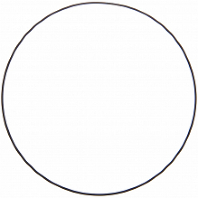 Rico-Design Metalen ring zwart mat 30 cm (38007.50.54)