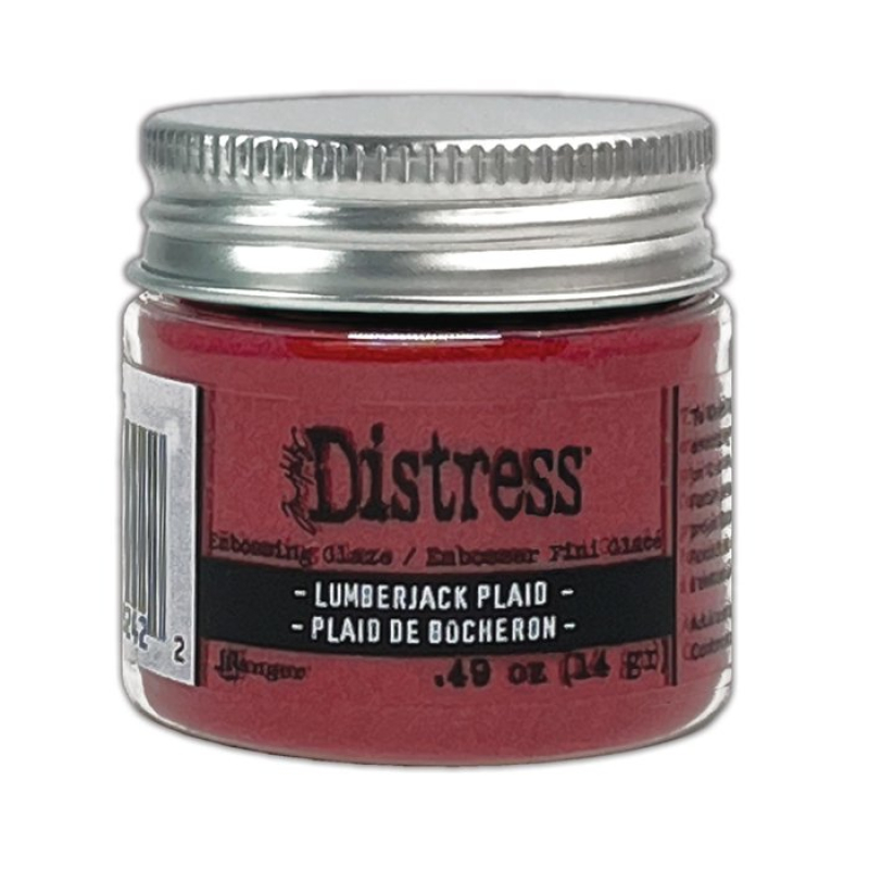 Tim Holtz Ranger Distress Embossing Glaze Lumberjack Plaid (TDE82422)