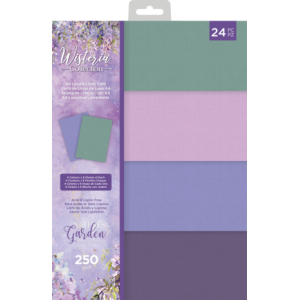 Crafter's Companion Wisteria Collection A4 Luxury Linen Card Pack (NG-WC-LLC-UK
