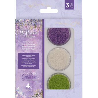 Crafter's Companion Wisteria Collection Petal Powder (3x4g) (NG-WC-PPOW)