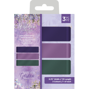 Crafter's Companion Wisteria Collection Seam Binding Ribbon (NG-WC-SBRIB)