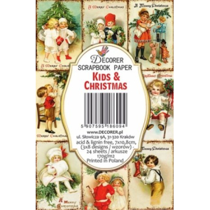 Decorer Kids and Christmas Paper Pack 3x4 inch (DECOR-M113)