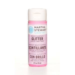 Martha Stewart • Glitter Verf 59ml Cotton candy (3023-32152)