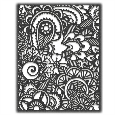 Sizzix • Thinlits die Doodle art #2 (664432)
