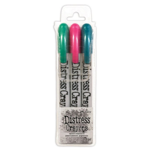 Tim Holtz Ranger Distress Pearl Crayons Holiday Set 4 (TSCK81180)