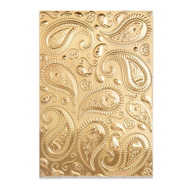 Sizzix 3D Textured impressions embossing folder Paisley (664796)