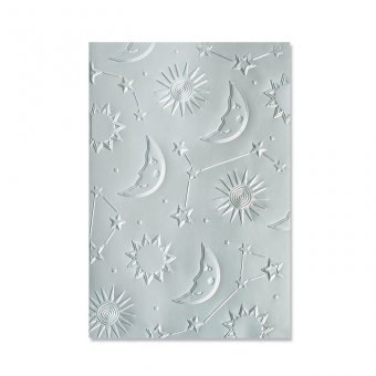 Sizzix Multi-level Textured Impressions Embossing Folder Moon Light (666036)