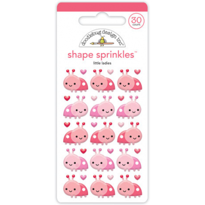 Doodlebug Design Little Ladies Shape Sprinkles (7957) (842715079571)