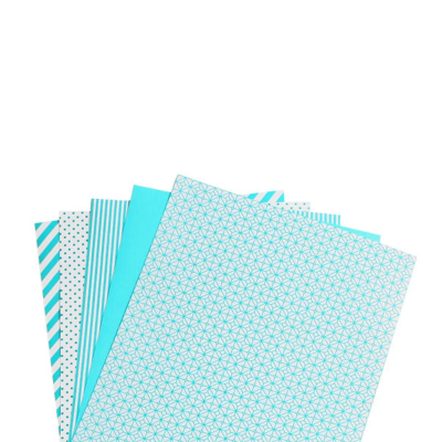 We R Memory Keepers • Shape 'n Tape Washi Sheets Teal Blue