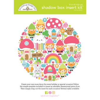 Doodlebug Design Over The Rainbow Shadow Box Kit (7978) (842715079786)