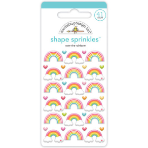 Doodlebug Design Over The Rainbow Shape Sprinkles (7958) (842715079588)