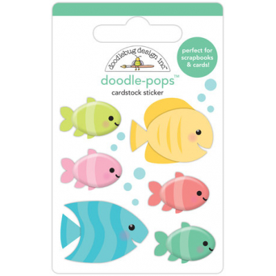 Doodlebug Design Tropical Fish Doodle-Pops (7756) (842715077560)