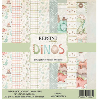 Reprint Dinos 12x12 Inch Paper Pack (CRP060)