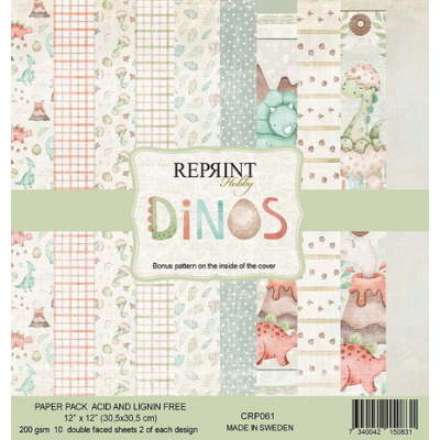 Reprint Dinos 12x12 Inch Paper Pack (CRP060)
