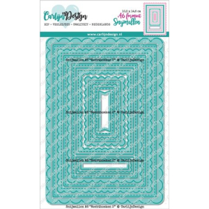 CarlijnDesign Snijmallen A6 Rechthoeken 2 (CDSN-0213)