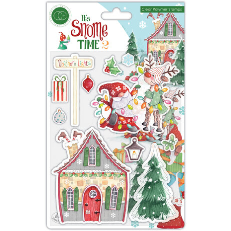 Craft Consortium It's Snome Time 2 Clear Stamps Northern Lights (CCSTMP090)