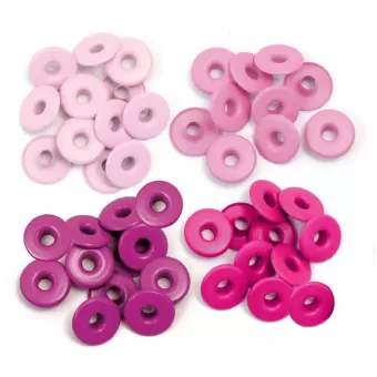 We R Makers • Wide eyelets 40pcs Pink (41592-3)