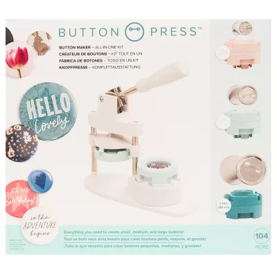 We R Makers • Button Press Bundle All-In-One Kit (661104)