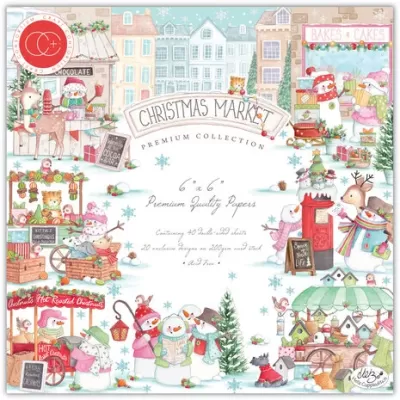 Craft Consortium Christmas Market 6x6 Inch Paper Pad (CCPPAD046B)