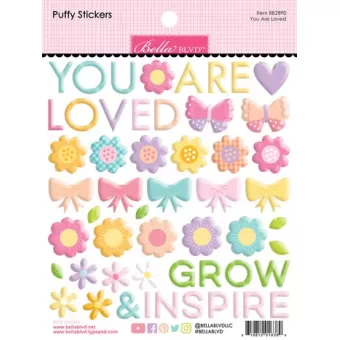 Bella BLVD You Are Loved Puffy Stickers (BB2890)