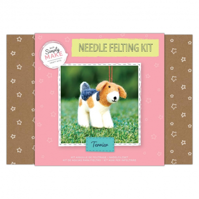 Simply Make Needle Felting Kit Terrier 