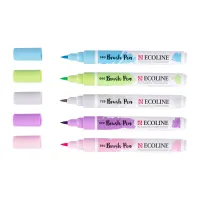 Talens - Ecoline Brush Pen set Pastel | 5 colours (11509931)